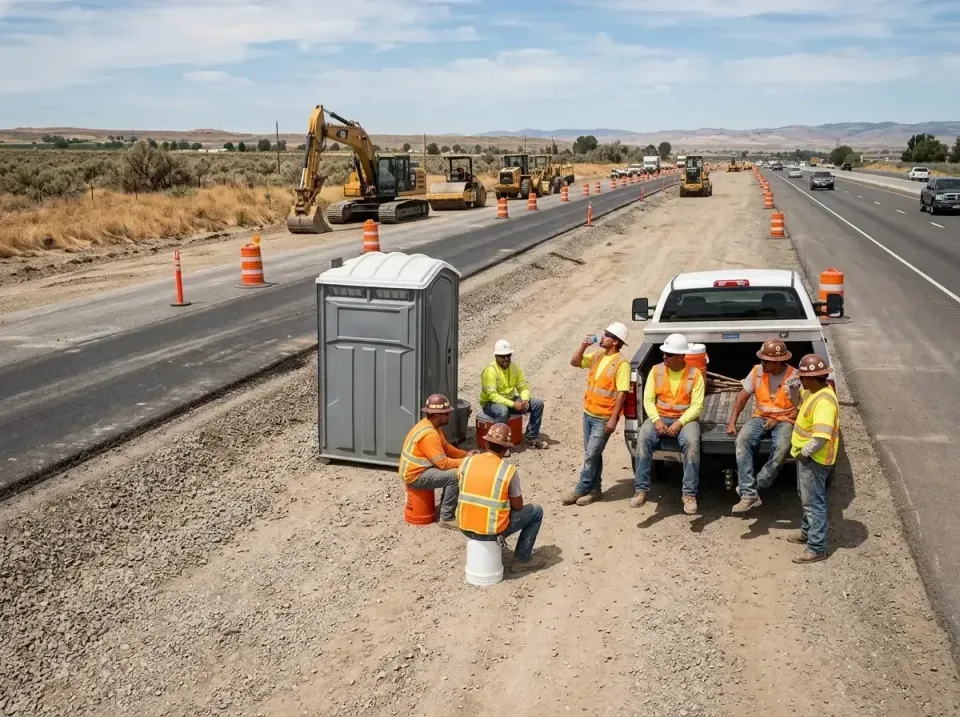 highway-road-construction-crew-007 — frequently asked questions, Porta Potty and Restroom Rentals in Maywood, CA